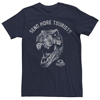 Men's Jurassic Park Tyrannosaurous Says Send More Tourists Tee