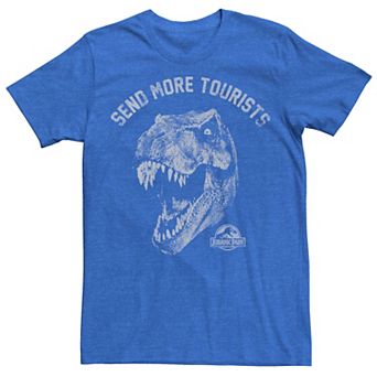 Men's Jurassic Park Tyrannosaurous Says Send More Tourists Tee