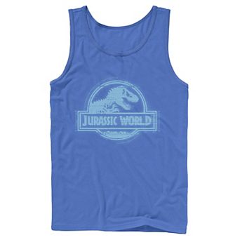 Men's Jurassic World System Breach Logo Icon Tank Top