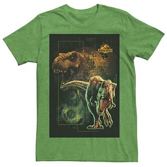 Men's Jurassic World Two T-Rex Tech Schematic Tee