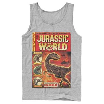 Men's Jurassic World Two Dino-Mite Tales Vintage Tank Top