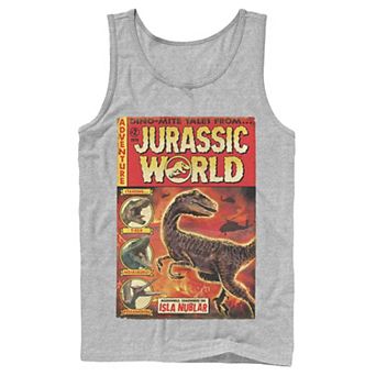 Men's Jurassic World Two Dino-Mite Tales Vintage Tank Top