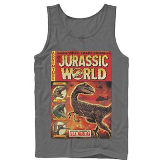 Men's Jurassic World Two Dino-Mite Tales Vintage Tank Top