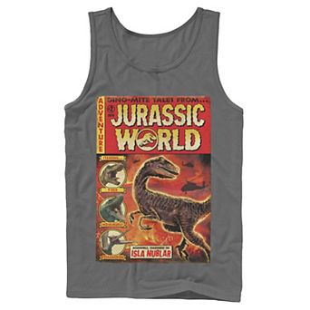 Men's Jurassic World Two Dino-Mite Tales Vintage Tank Top