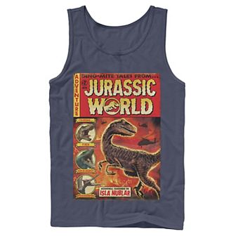 Men's Jurassic World Two Dino-Mite Tales Vintage Tank Top