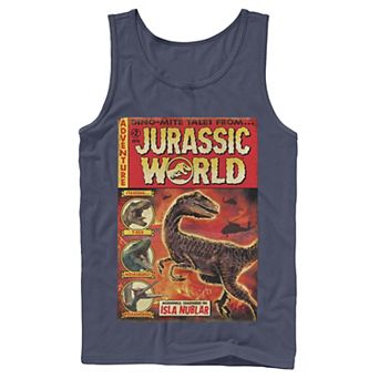 Men's Jurassic World Two Dino-Mite Tales Vintage Tank Top