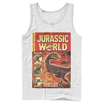 Men's Jurassic World Two Dino-Mite Tales Vintage Tank Top
