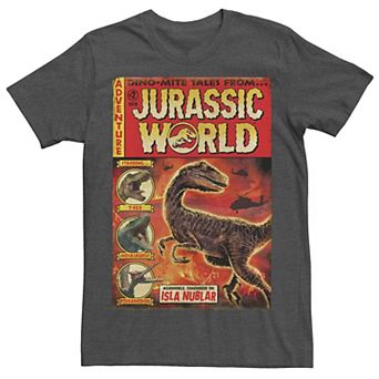 Men's Jurassic World Two Dino-Mite Tales Vintage Tee