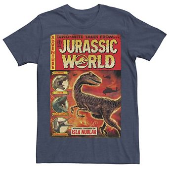 Men's Jurassic World Two Dino-Mite Tales Vintage Tee
