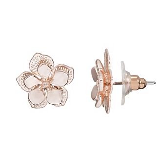LC Lauren Conrad Layered Filigree Flower Nickel Free Stud Earrings