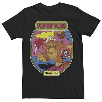 Men's Nintendo Donkey Kong Mario Retro Art Tee