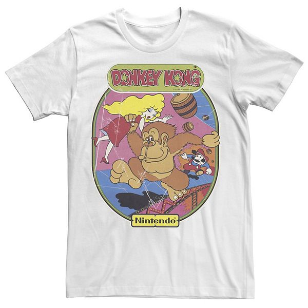 Men's Nintendo Donkey Kong Mario Retro Art Tee