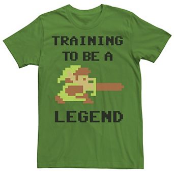 Men's Nintendo Zelda Classic NES 8-Bit Link In Training Tee