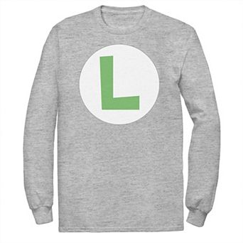 Men's Nintendo Super Mario Luigi Icon Costume Tee