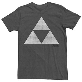 Men's Nintendo Zelda The Legendary Iconic Triforce Logo Tee