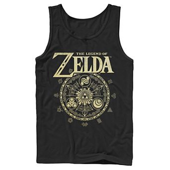 Men's The Legend Of Zelda Circle Emblem Logo Tank Top