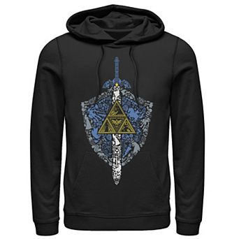 Men's Nintendo Zelda Hylian Shield Element Icons Hoodie