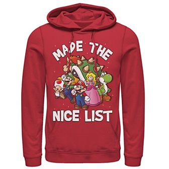 Men's Nintendo Super Mario Bros. Made The Nice List Hoodie