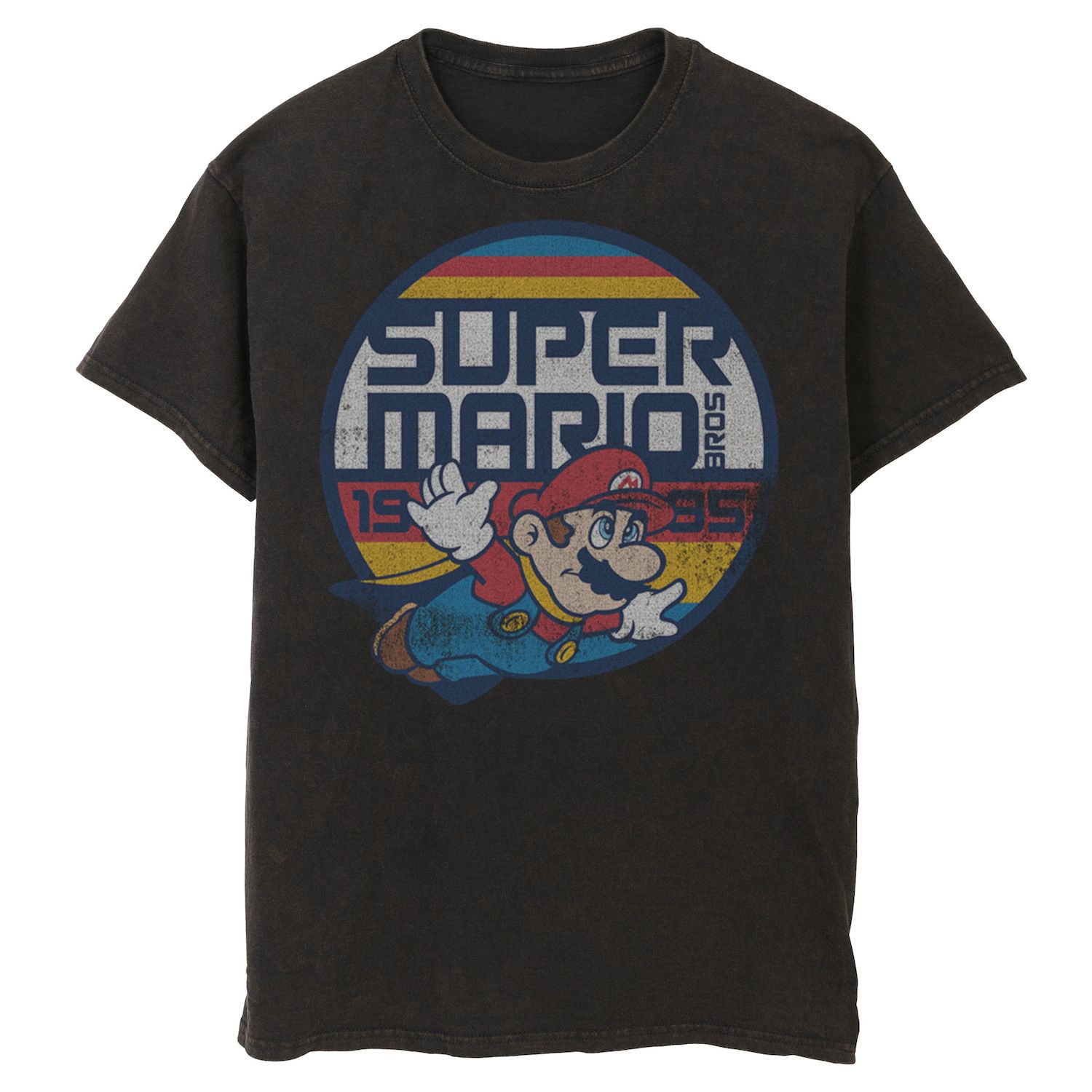 Image for Licensed Character Men's Nintendo Super Mario Classic Retro Flying 1985 Tee at Kohl's.