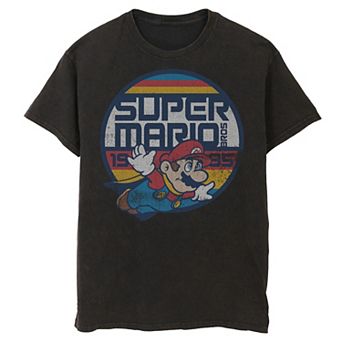 Men's Nintendo Super Mario Classic Retro Flying 1985 Tee