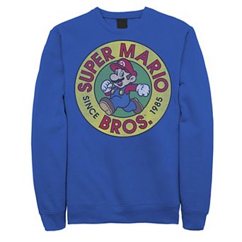 Men's Nintendo Super Mario Circle Badge Since 1985 Sweatshirt