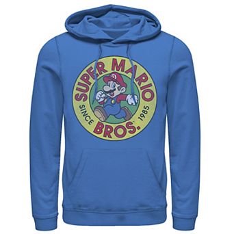 Men's Nintendo Super Mario Circle Badge Since 1985 Hoodie