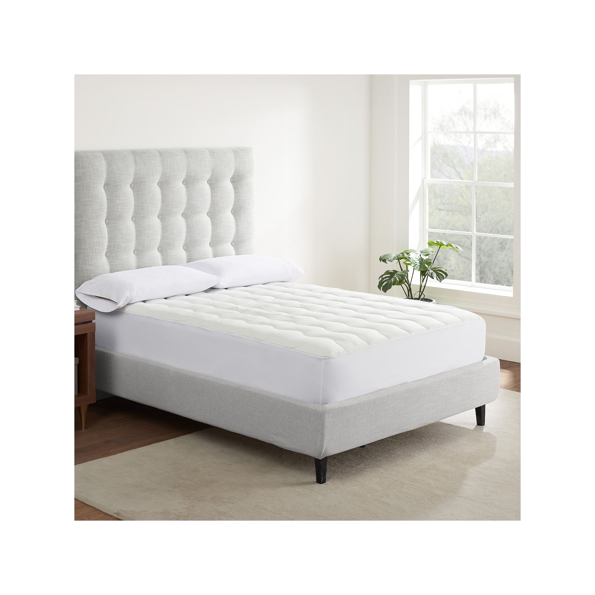 Serta® Air Dry Extra Comfort Mattress Pad, White