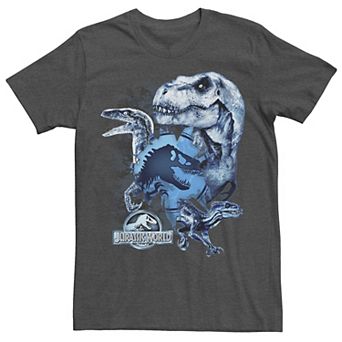 Men's Jurassic World Two T-Rex Squad Camo Shatter Tee