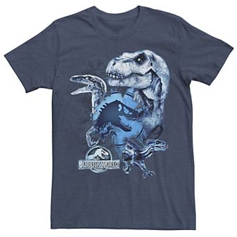 Men's Jurassic World Two T-Rex Squad Camo Shatter Tee