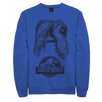 Men's Jurassic World Two T-Rex Icon Attack Grunge Sweatshirt