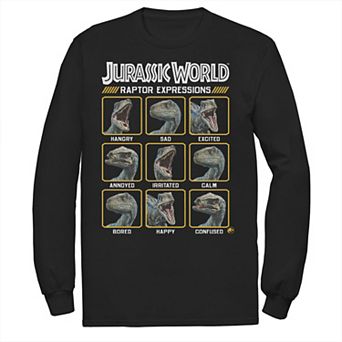 Men's Jurassic World Two Blue Raptor Expressions Tee