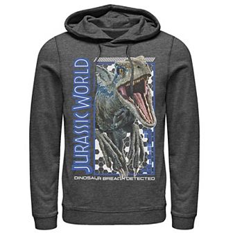Men's Jurassic World Two Blue Dino Breach Hoodie