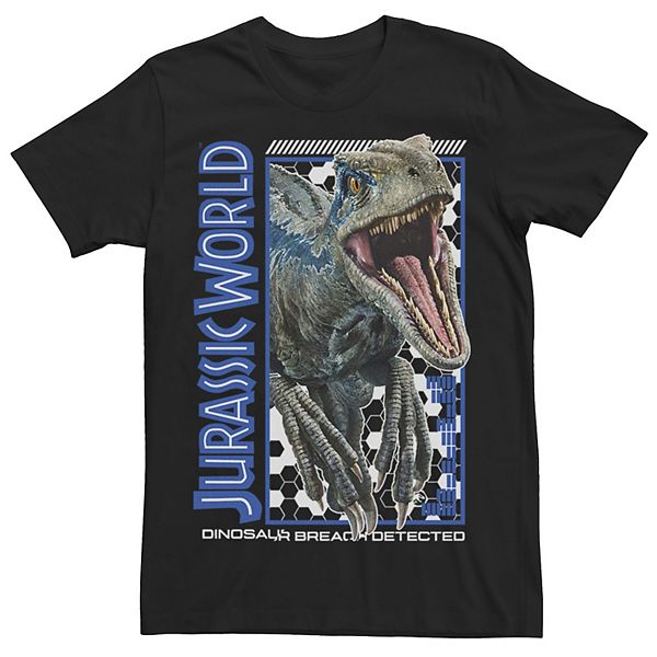 Men's Jurassic World Blue Dino Breach Tee