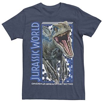 Men's Jurassic World Blue Dino Breach Tee