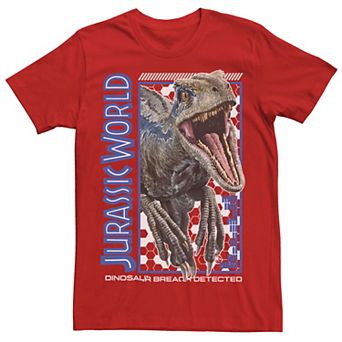 Men's Jurassic World Blue Dino Breach Tee
