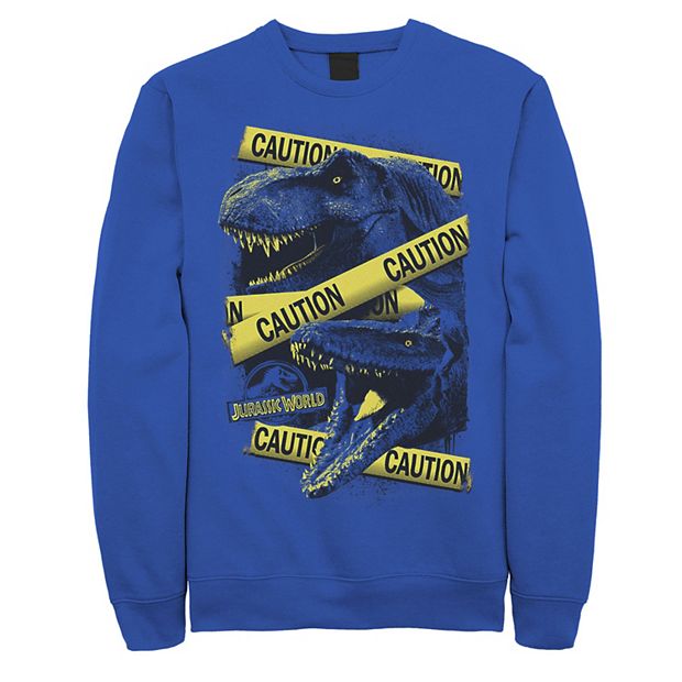 Men\'s Jurassic World Two Dinosaur Caution Splatter Sweatshirt | Sweatshirts