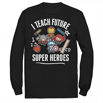 Men's Marvel Avengers Classic I Teach Super Heroes Tee