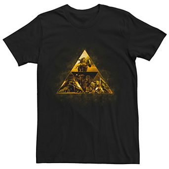 Men's Zelda Golden Triforce Fill Tee