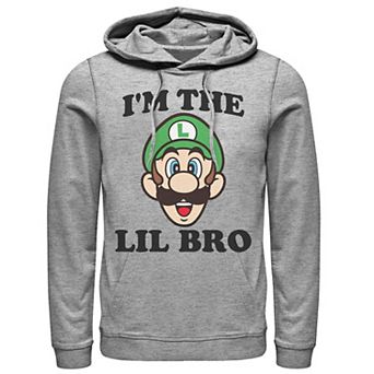 Men's Nintendo Super Mario Luigi Lil Bro Hoodie