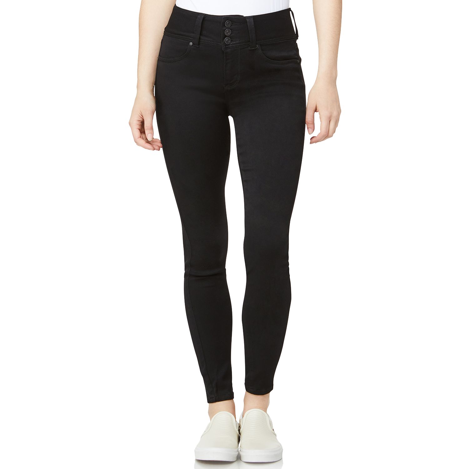 soft black skinny jeans