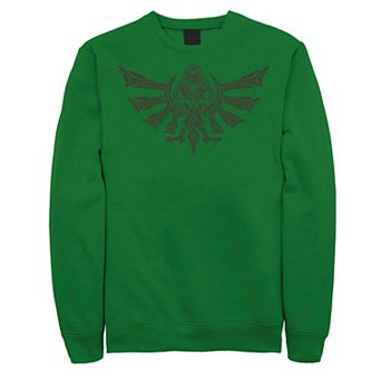 Men's Zelda Detailed Hyrule Crest Sweatshirt