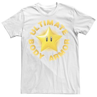 Men's Super Mario Bros. Ultimate Body Armor Star Tee