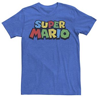 Men's Nintendo Super Mario Character Paint Streaks Tee