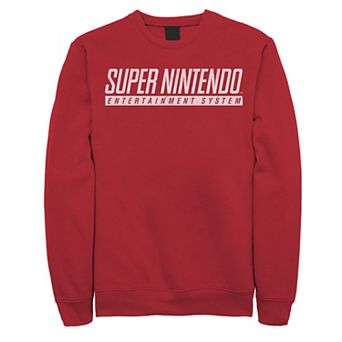 Men's Nintendo Super Nintendo Entertainment System Logo Sweatshirt