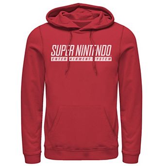Men's Nintendo Super Nintendo Entertainment System Logo Hoodie
