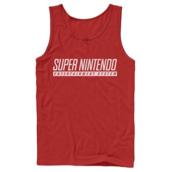 Men's Nintendo Super Nintendo Entertainment System Logo Tank Top
