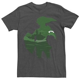 Men's Zelda Link Silhouette Fill Tee
