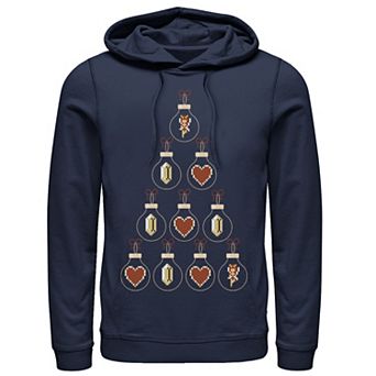 Men's The Legend Of Zelda Triforce Lightbulb Tree Hoodie