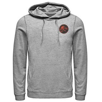 Men's Jurassic World Two T-Rex Magma Pocket Icon Hoodie