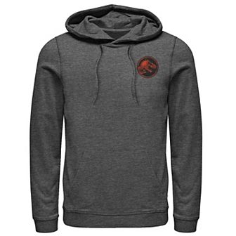 Men's Jurassic World Two T-Rex Magma Pocket Icon Hoodie